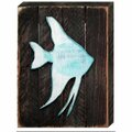 Clean Choice Tropical Fish Art on Board Wall Decor CL2969742